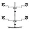 Startech.Com Quad-Monitor Stand - For up to 32" VESA Mount Monitors ARMQUADSS